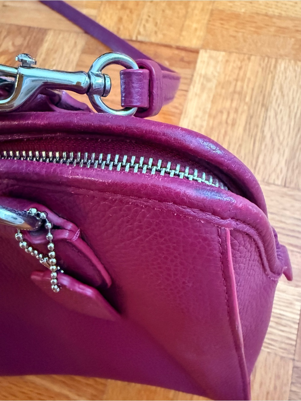Coach Fucsia Magenta Mini Nolita Satchel - Picture 2 of 4